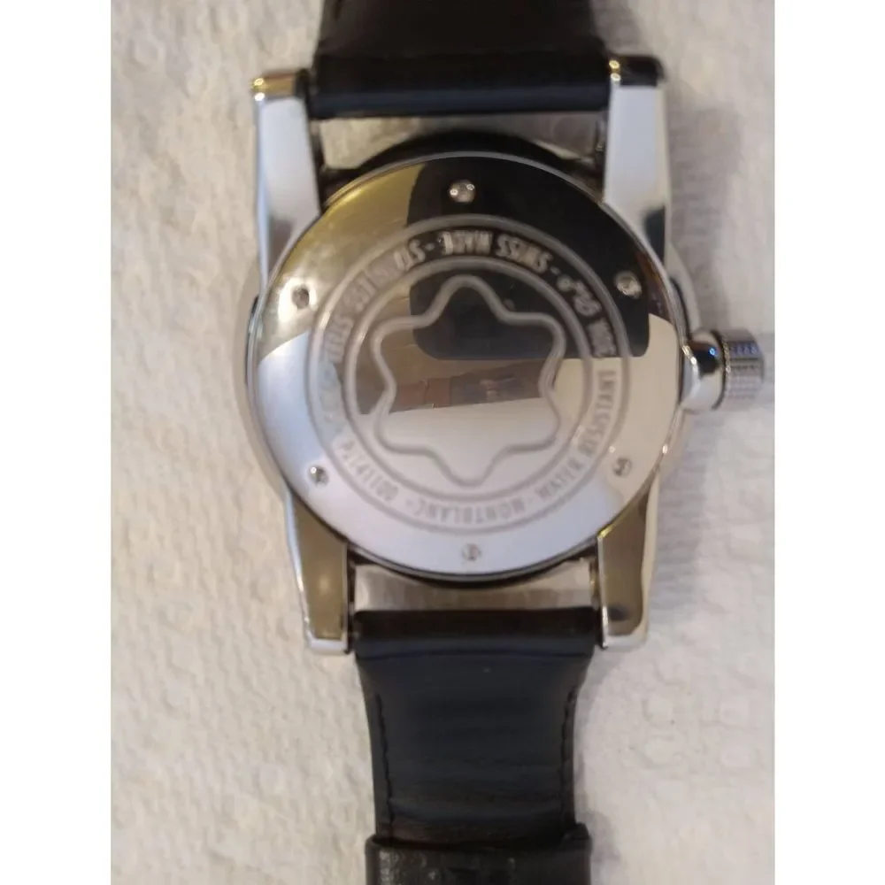 Mont Blanc Time‎ Walker 7070 Automatic Date Swiss Wrist Watch